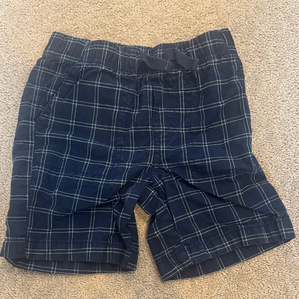 Circo 3T Boys Navy Plaid Shorts